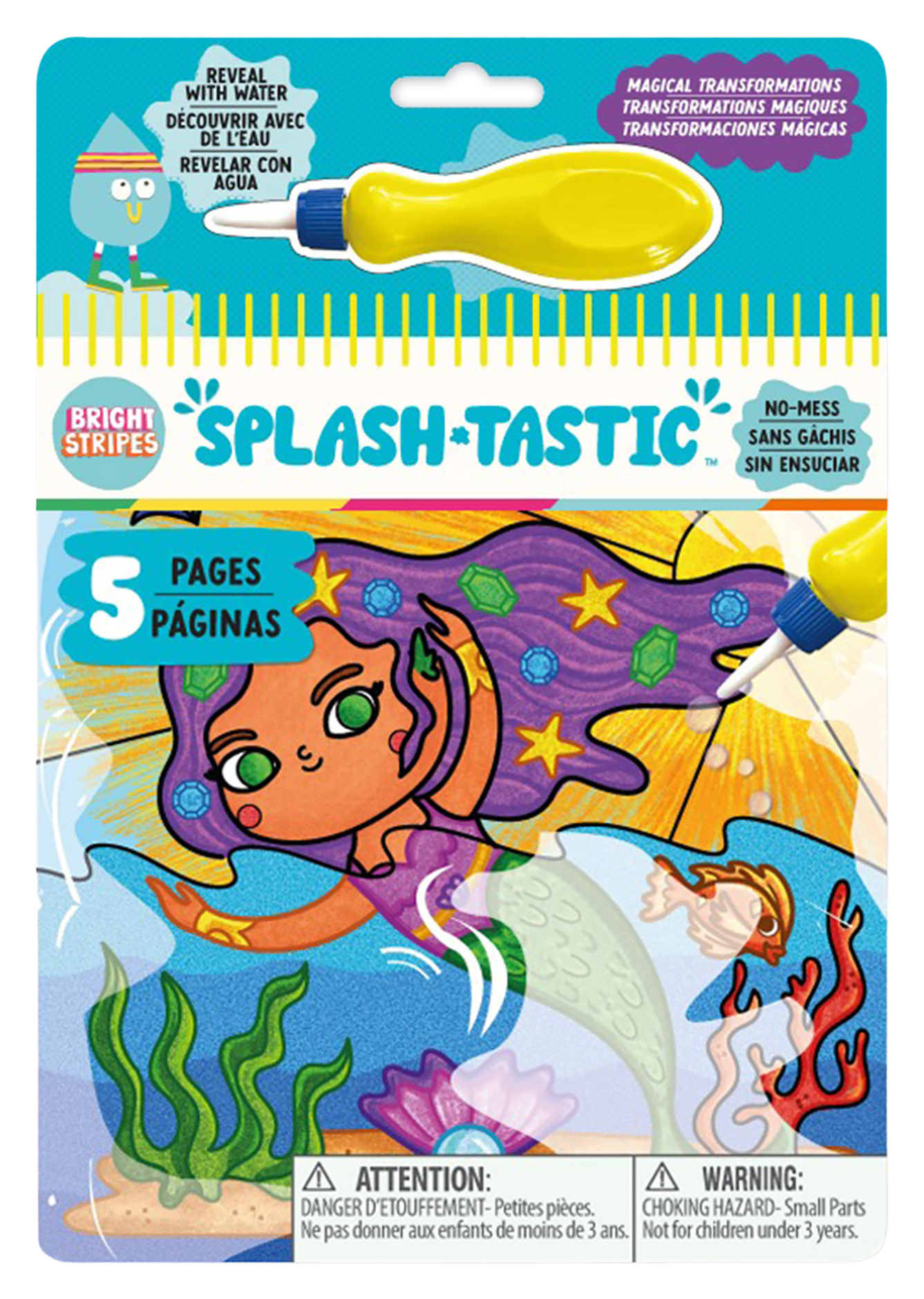 Bright Stripes Splashtastic Magical Transformations Color-Reveal Pad ...